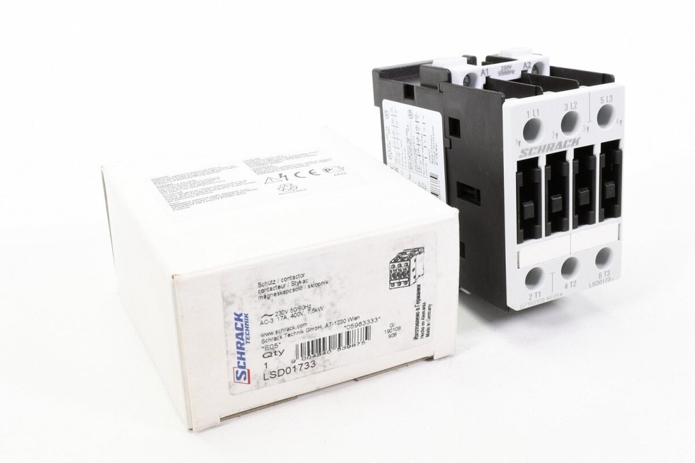 SCHRACK LSD01733, Power contactor, AC230V, E05 - NEW