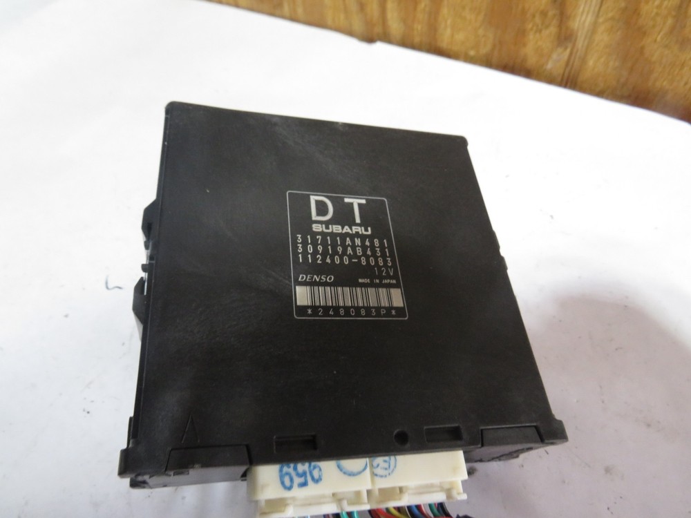 2012 SUBARU FORESTER PZEV TRANSMISSION CONTROL MODULE TCM