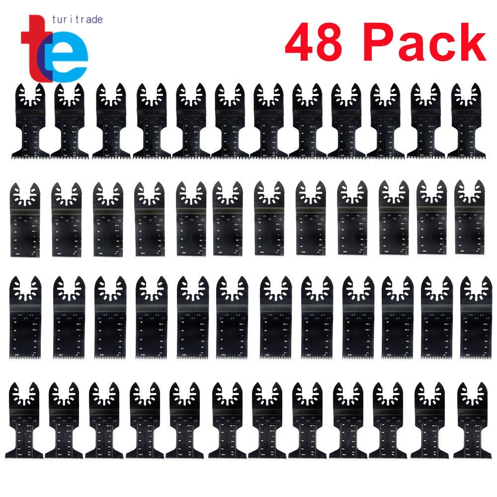 For 48 Pcs Oscillating Multi Tool Saw Blade