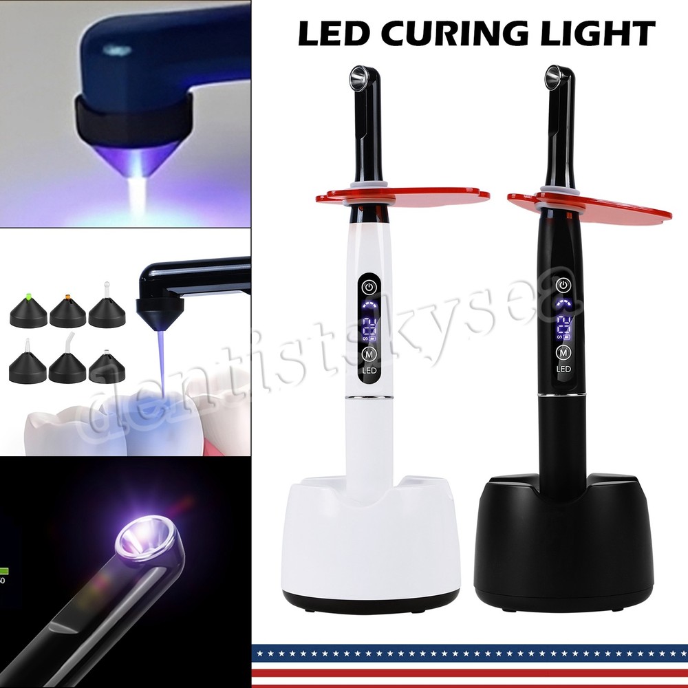 Dental 1S Wireless LED Curing Light Lamp 5W 2500mw Tooth Cure Machine