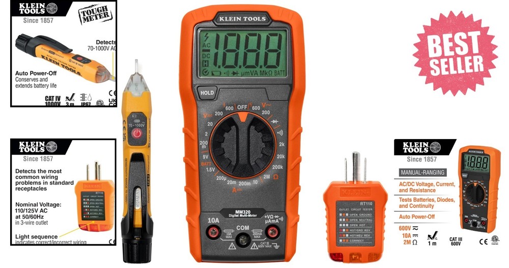 Compact Multimeter & Voltage Kit: Essential Tools for DIY and Professionals