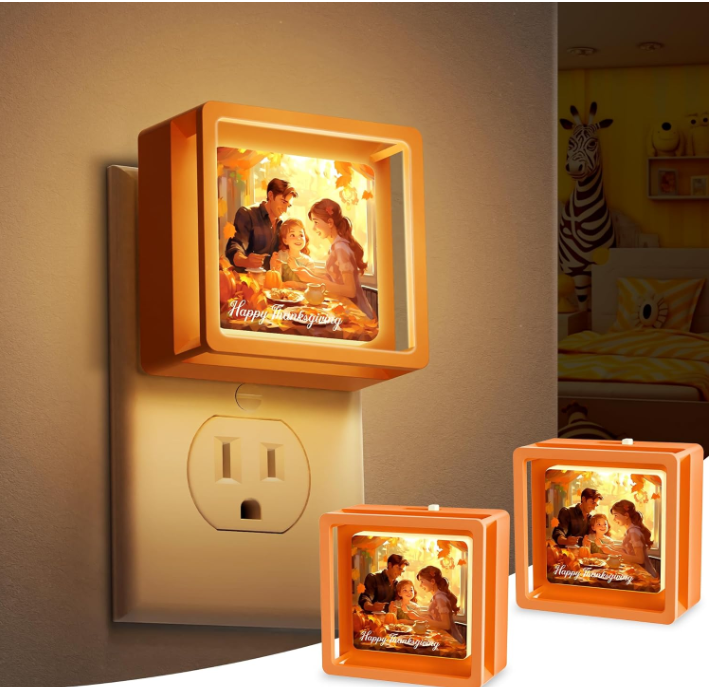 Night Light, Night Lights Plug into Wall, Nightlight with Light Sensors 2 Pack