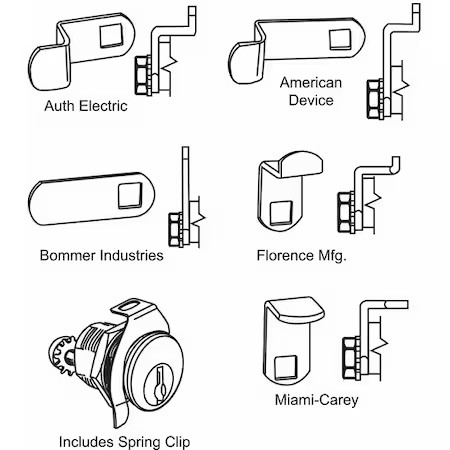 Mailbox Lock, For 4C Pedestal Mailboxes,  97-75-Hl1