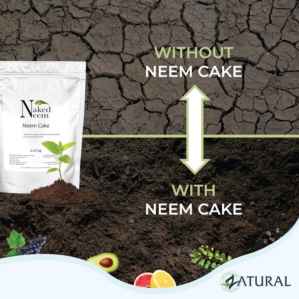 Neem Cake for Organic Gardening (5 lb)