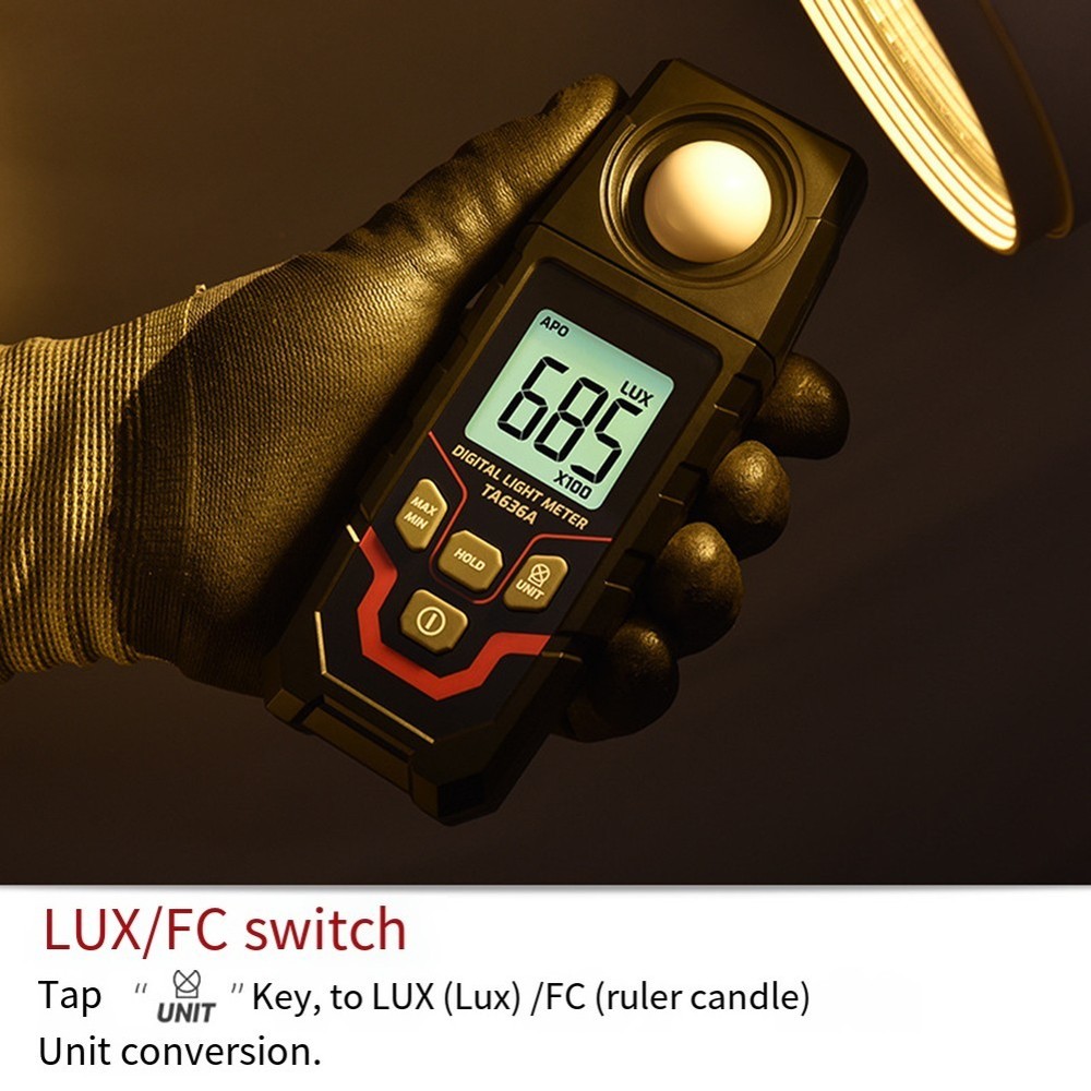 LCD Display Light Meter Designed for Flexibility in Various Applications