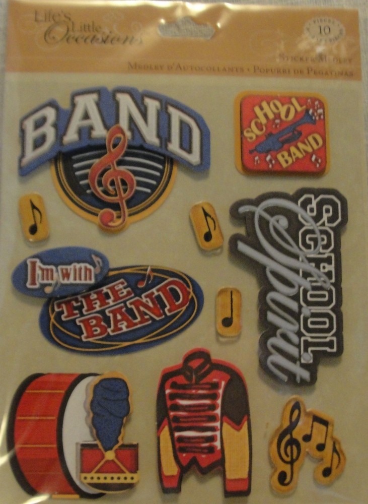 MARCHING BAND STICKERS