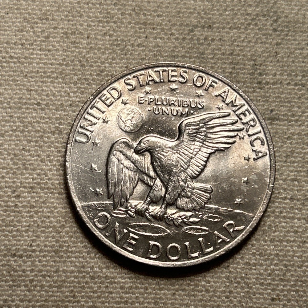 1972 TYPE 2 REVERSE EISENHOWER DOLLAR SC