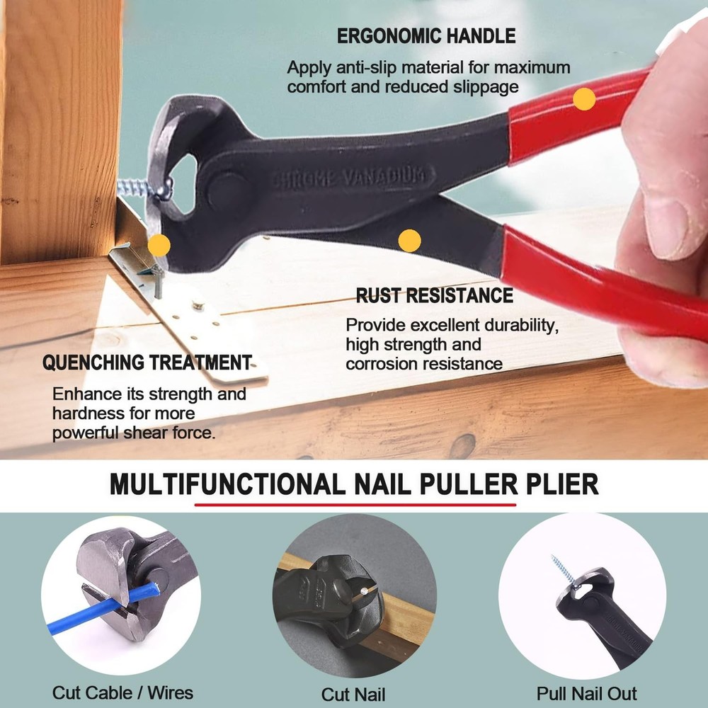 3Pcs Upholstery and Construction Staple Remover with Heavy Duty Staple Puller...