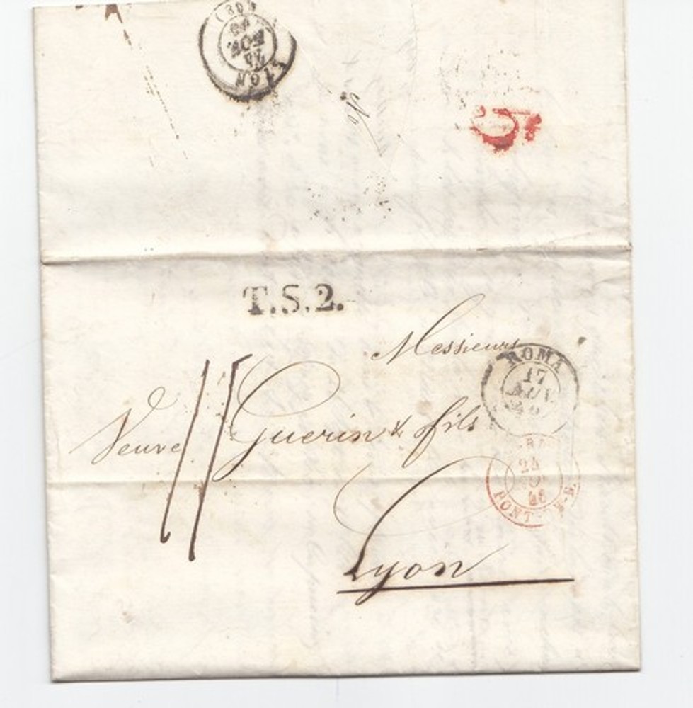 B992-PONTIFICAL STATE-PREF.ROME/LYON