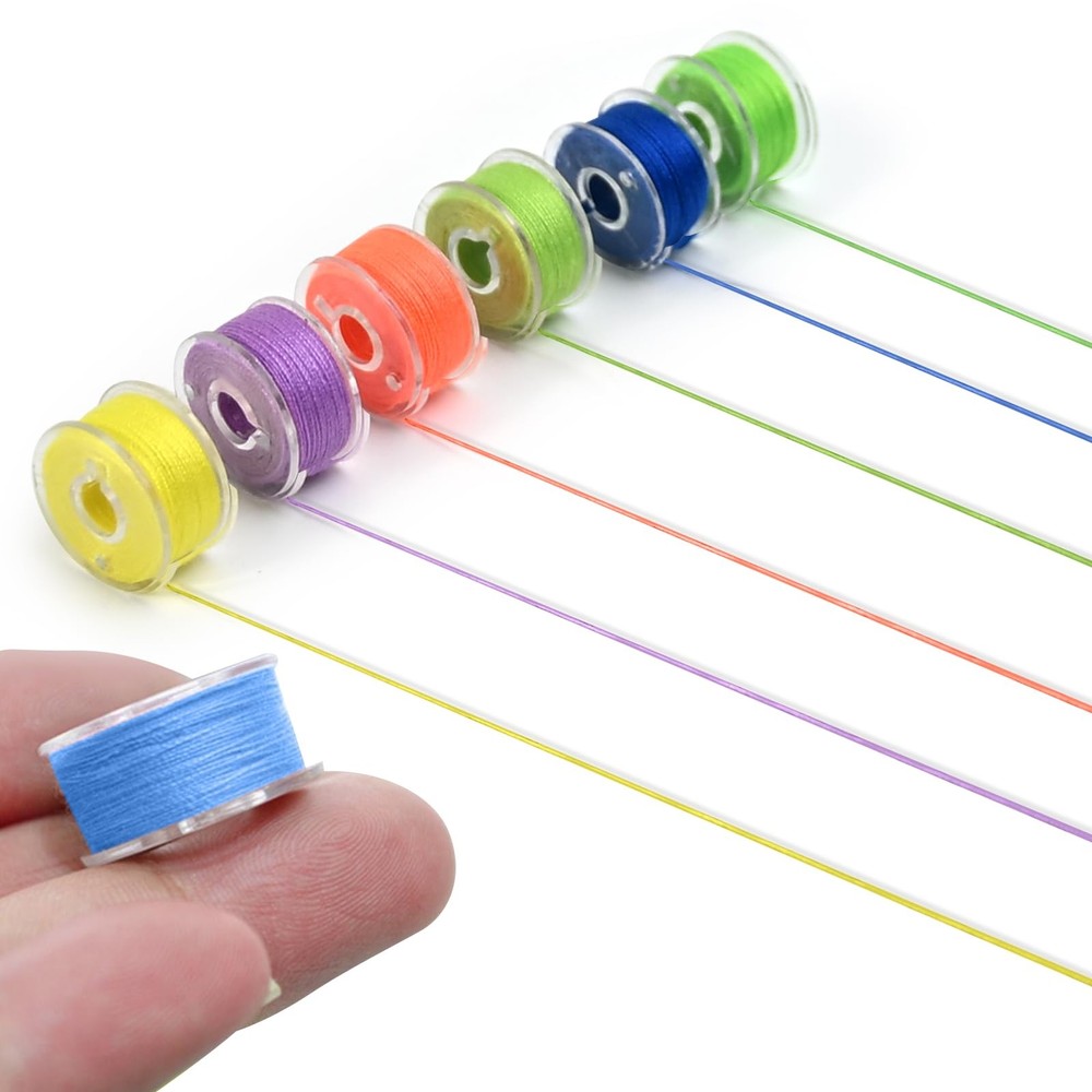 Bobbins and Sewing Threads,25pcs White Prewound Bobbins Thread for