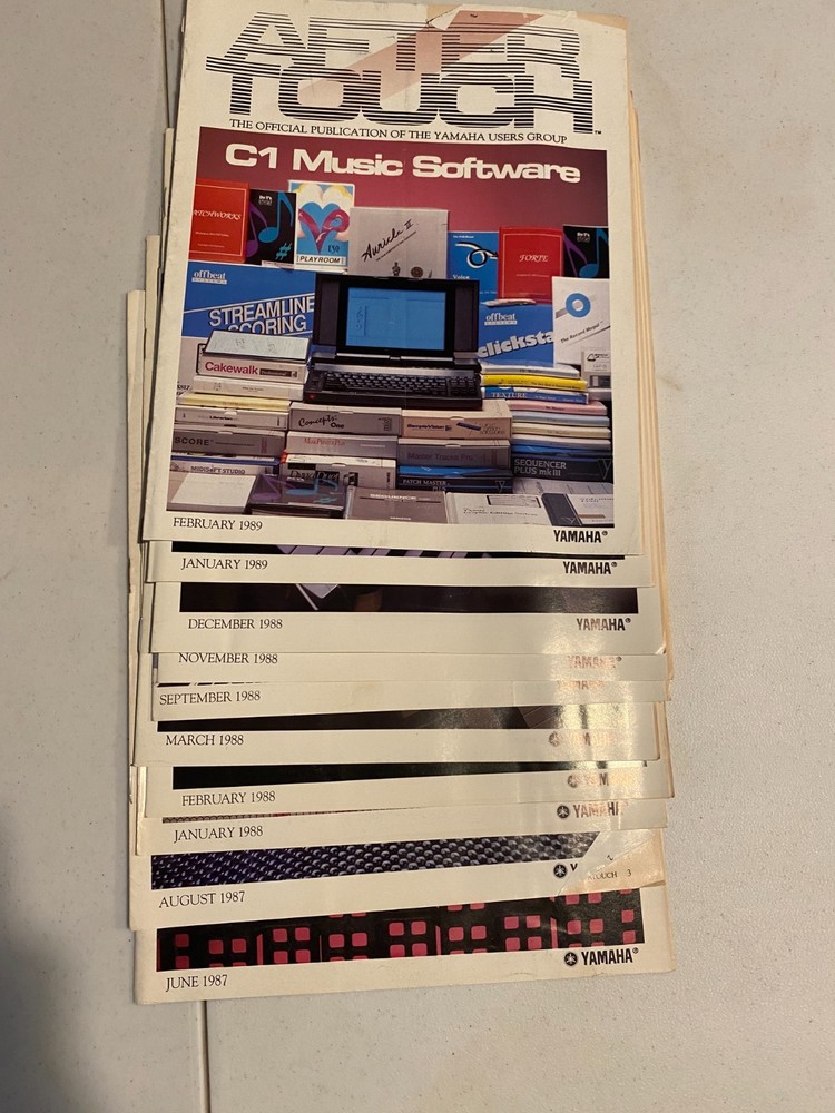 Yamaha After Touch 10 issues (See other listing with 18 issues or 2 issues)