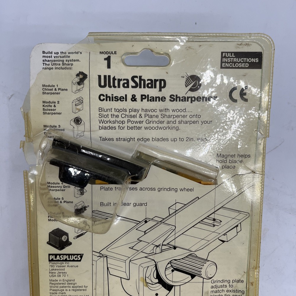 Plasplugs High Speed Chisel & Plane Sharpener Model #PMD 416