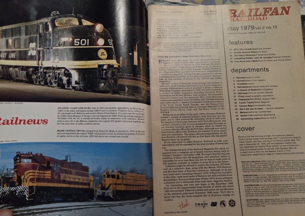 Railfan & Railroad Magazines