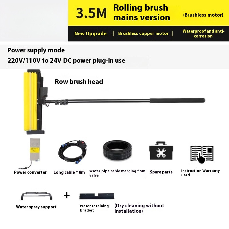 Solar Cleaning Robot Panel Electric Cleaning Brush Panel Cleaning Tools