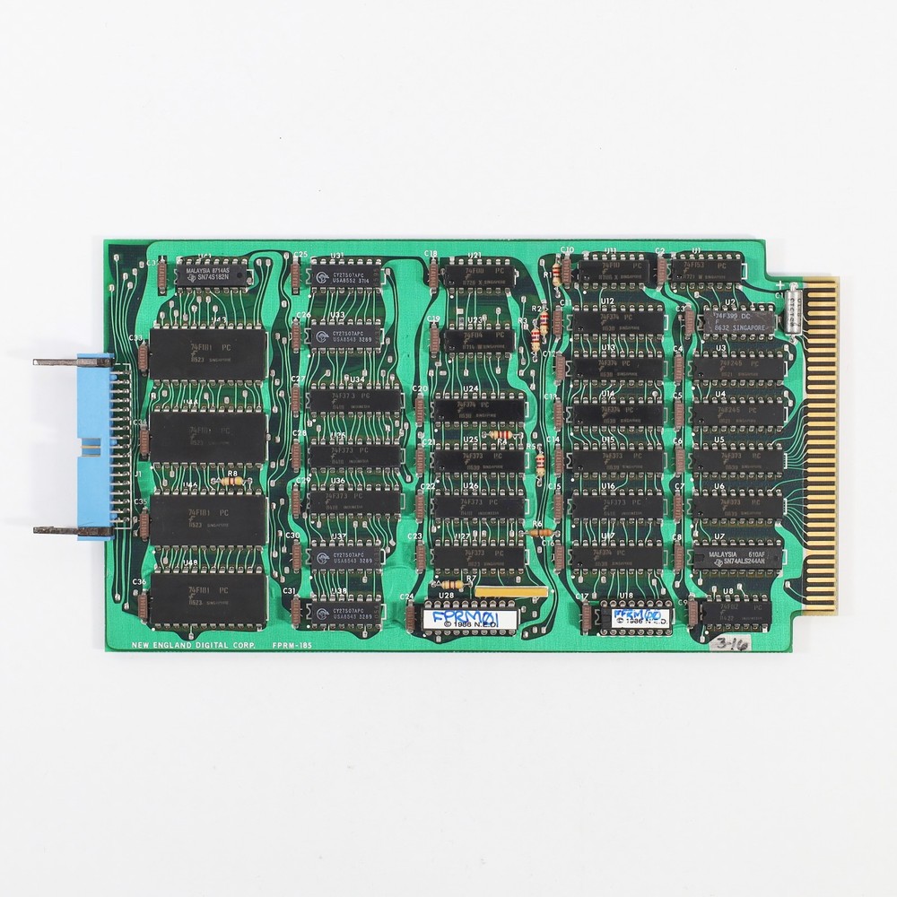 New England Digital Synclavier FPRM Computer Bin Card