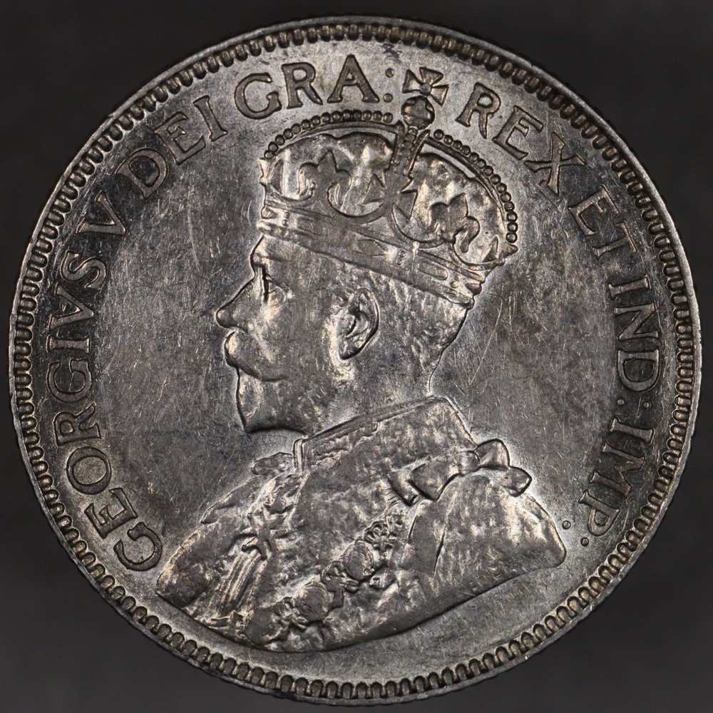 1928 Canada Silver 25 Cents