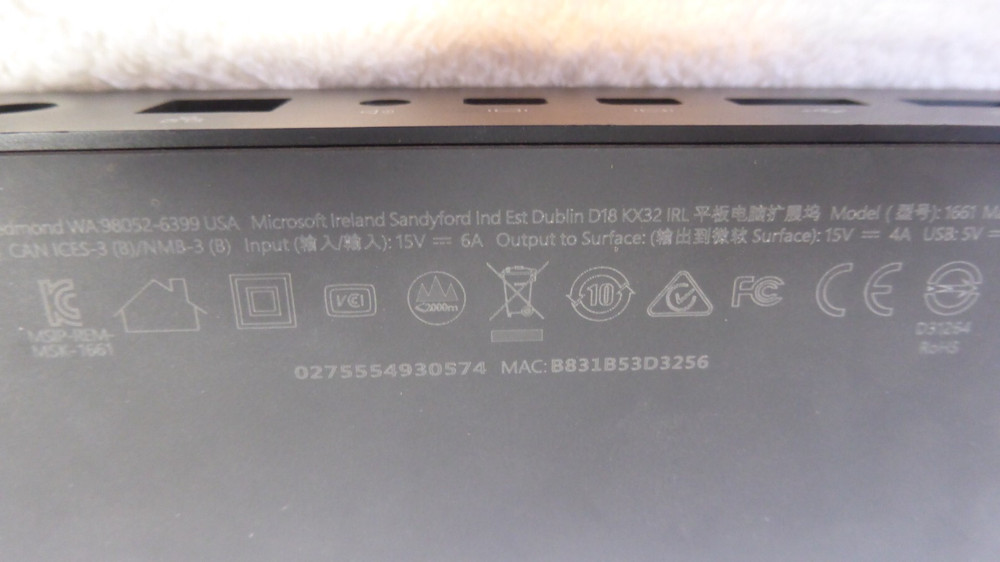 Microsoft Surface Dock Model 1661