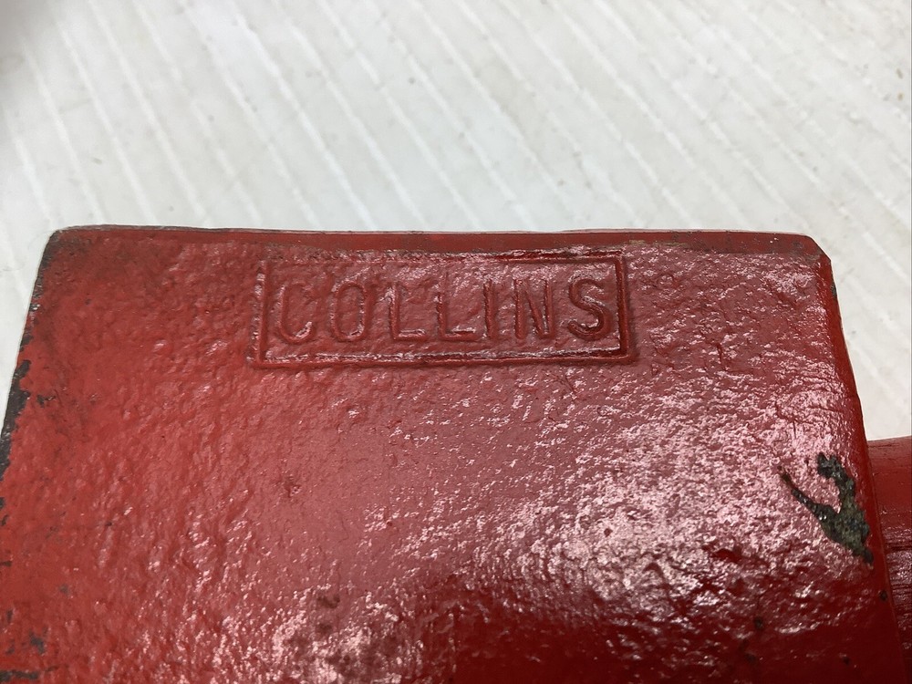 vintage Collins "connie" pattern axe red