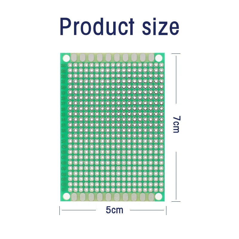 10PCS 5x7cm PCB Universal Prototype Matrix Double sided Protoboard Blank Board