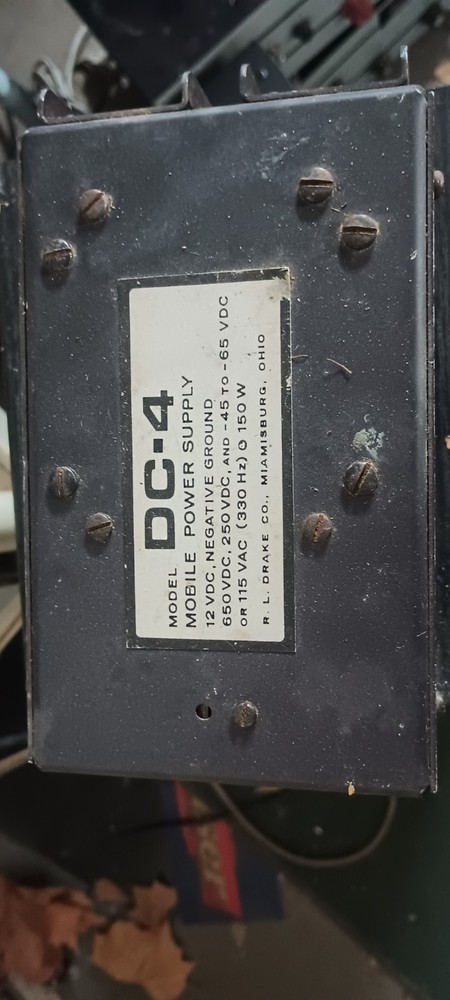 Drake model DC-4 mobile power supply