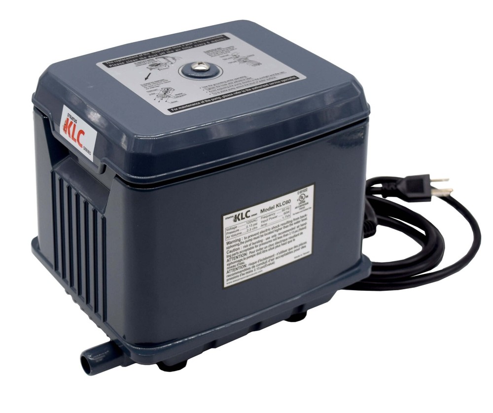 Linear Diaphragm Pond Aeration Air Compressor 60 Watt