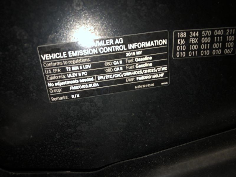 2014-2017 MERCEDES BENZ E400 Multipurpose Camera Projector (windshield) 810903