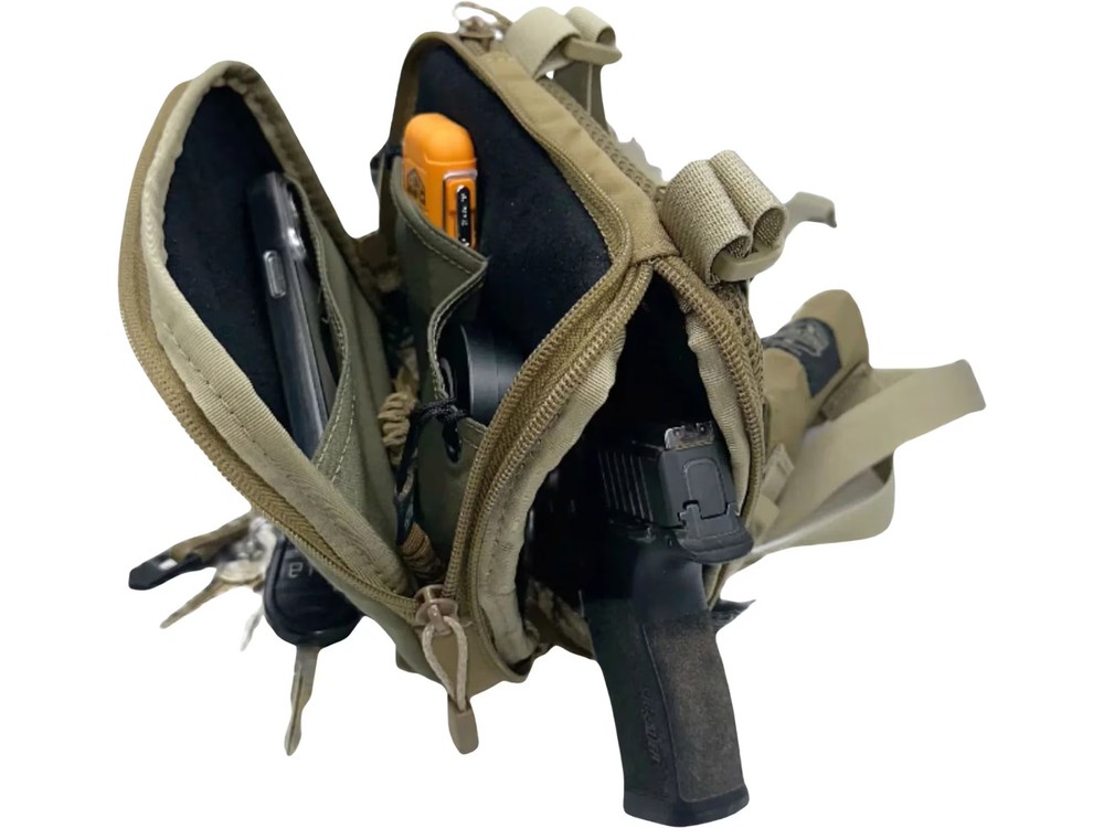 Alaska Guide Creations Rascal Mini Chest Pack Coyote Brown