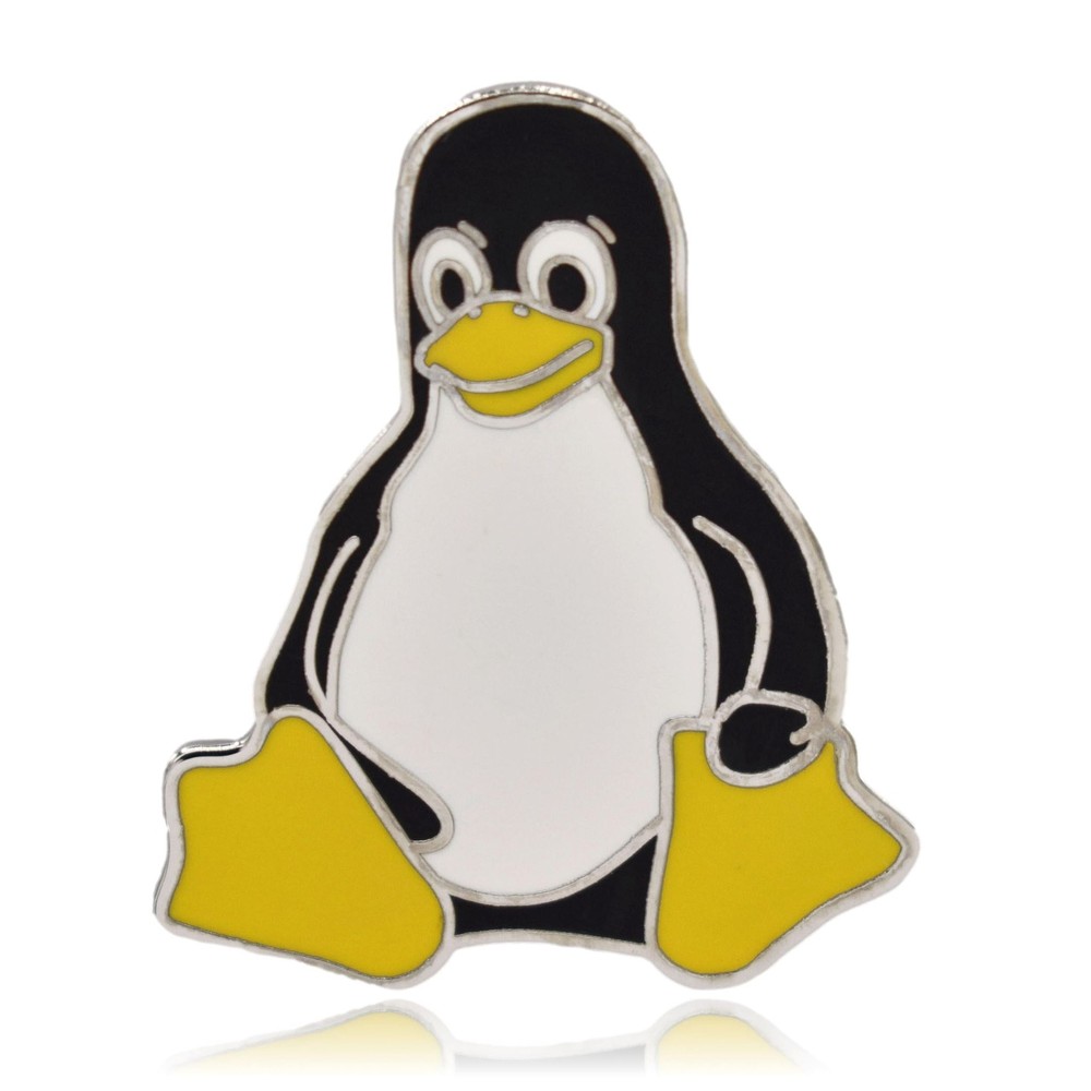 Tux the Linux Penguin Hard Enamel Lapel Pin