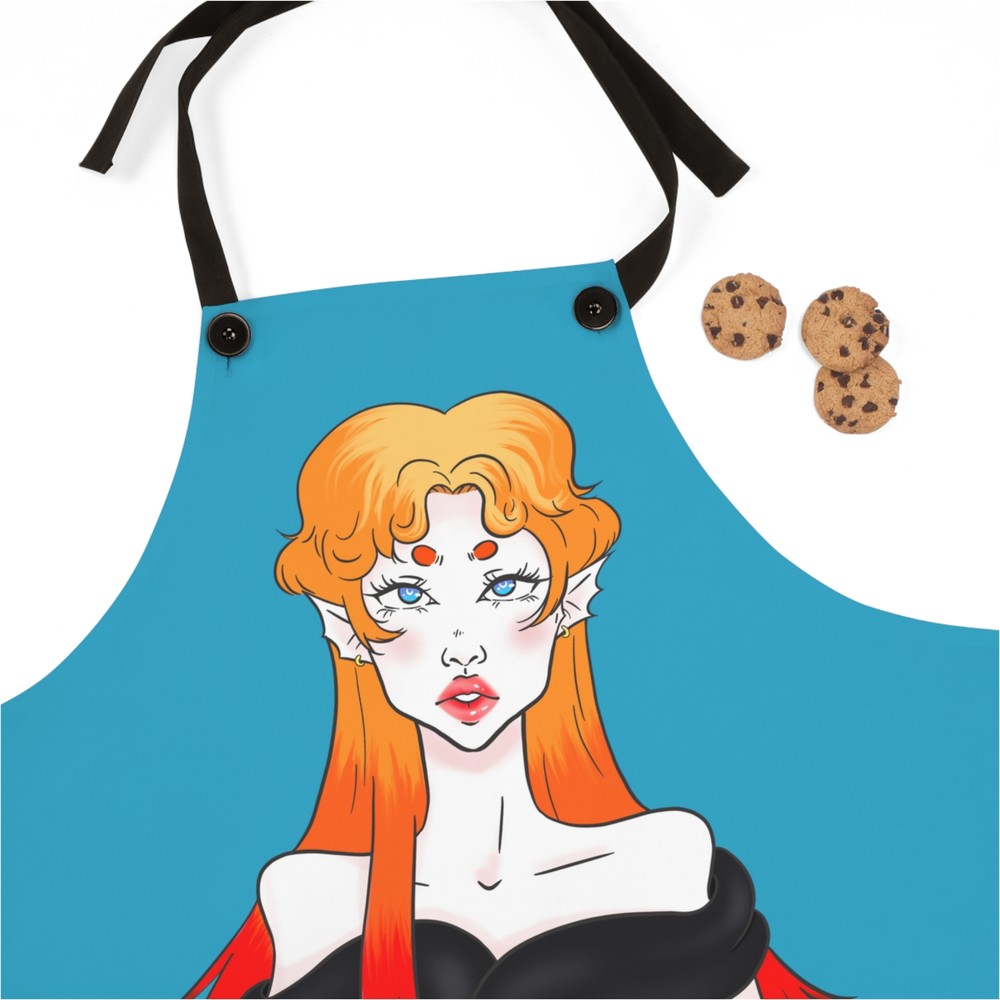 Anna | Turquoise | Apron (AOP)