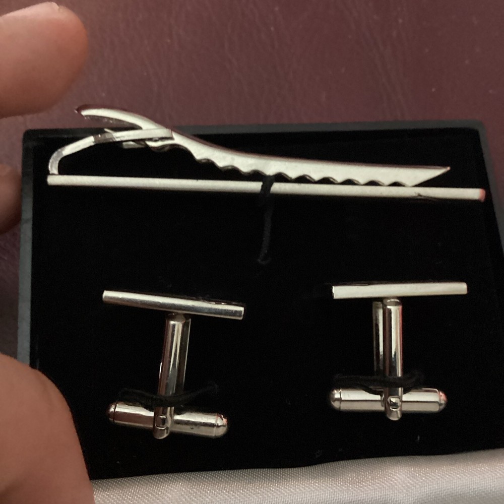 Cuff Link And Tie Clip