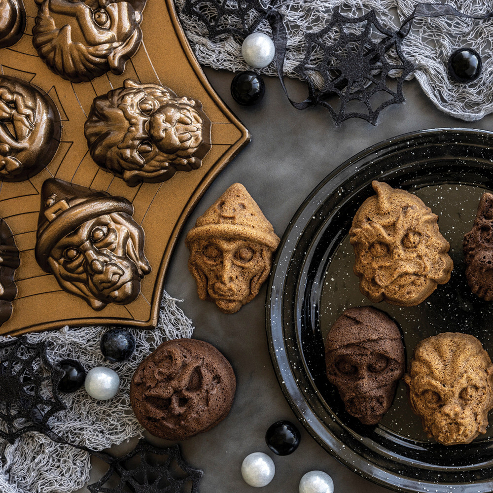 Nordic Ware Monster Mask Cakelet Pan