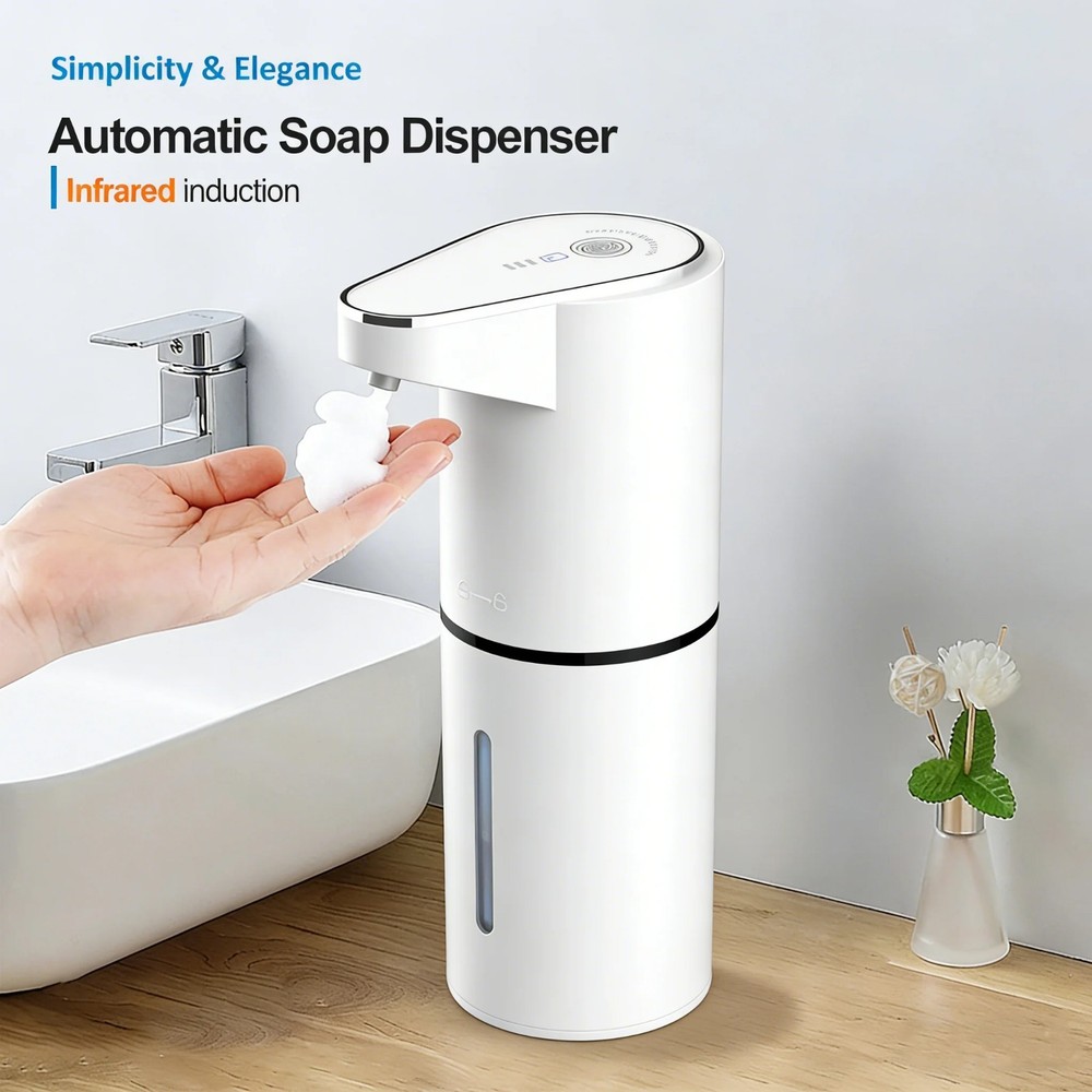 Automatic Soap Dispenser Touchless Type-C Rechargeable Foaming Wall Mount
