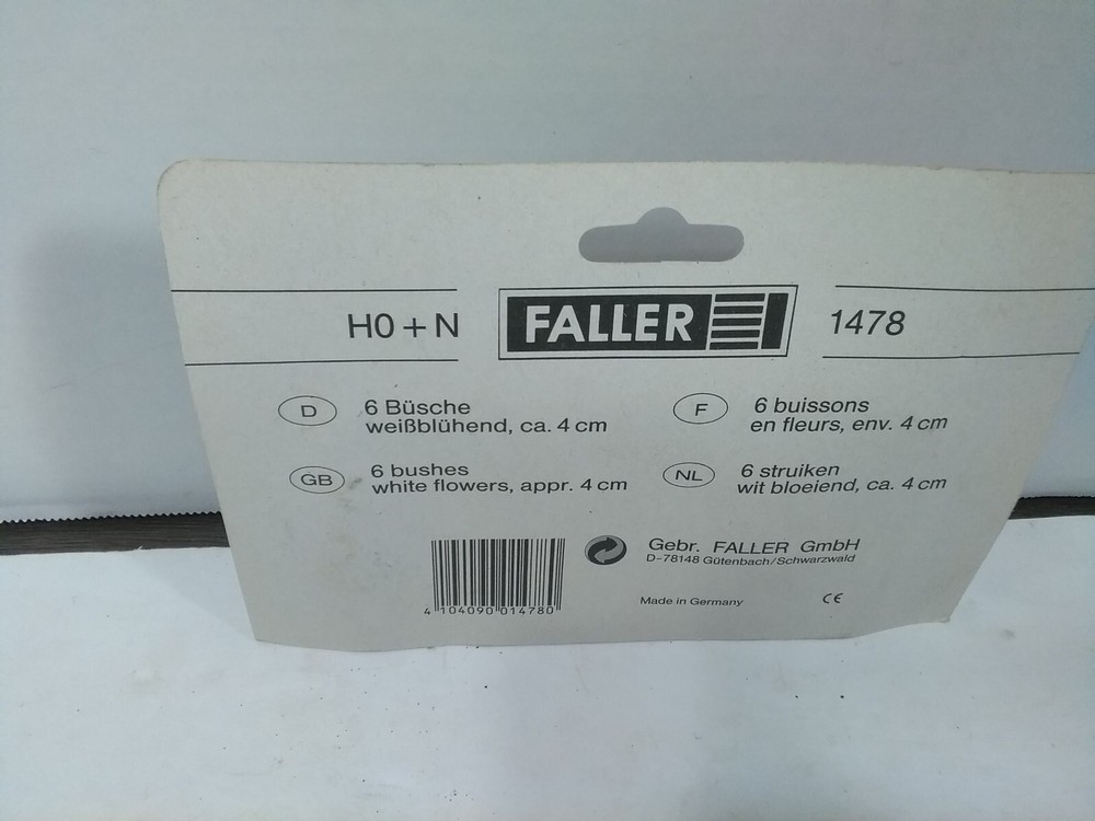 FALLER 1478 HO+N 6 bush in pack