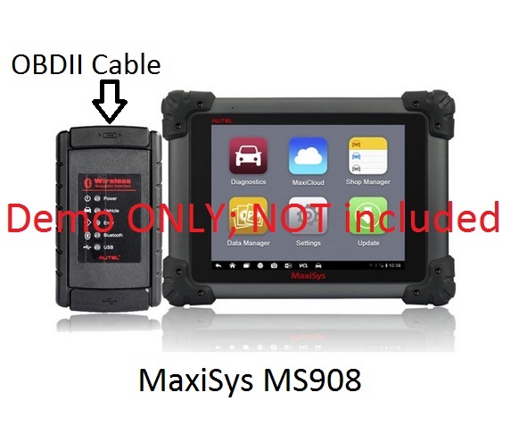 OBDII Cable Compatible with Autel MaxiSys MS905 MS908 & MY908 Wireless Interface