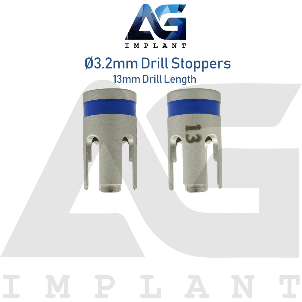 10 Drill Stoppers Ø3.2mm External Irrigation Tools Dental