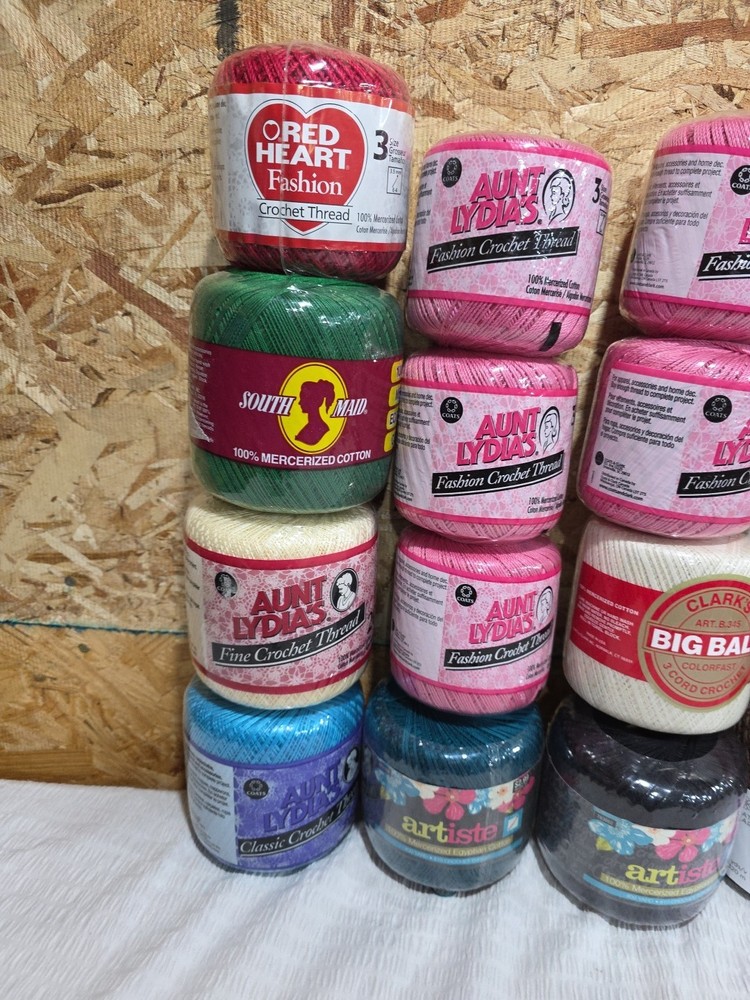 Crochet Thread Lot