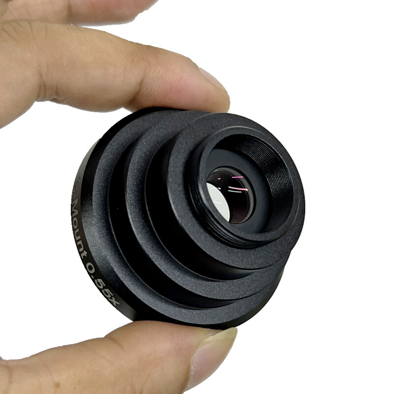 Microscope Camera Adapter 0.55X C mount Relay Lenses for Leica DM Microscope