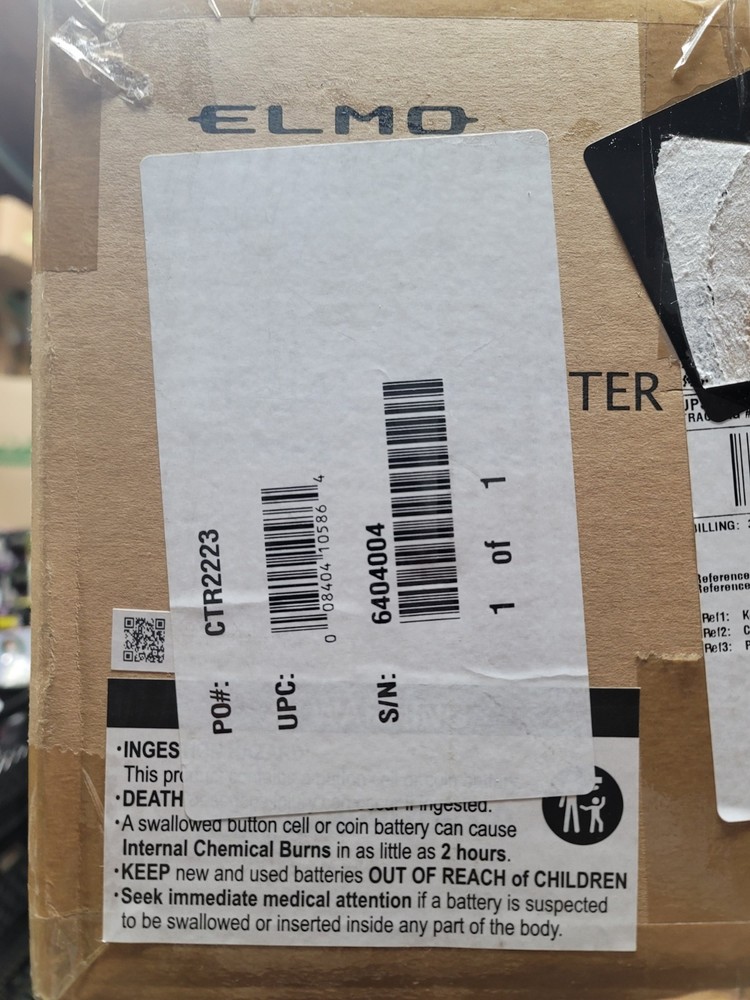 Elmo 1380 Model Tt-12g interactive document scanner