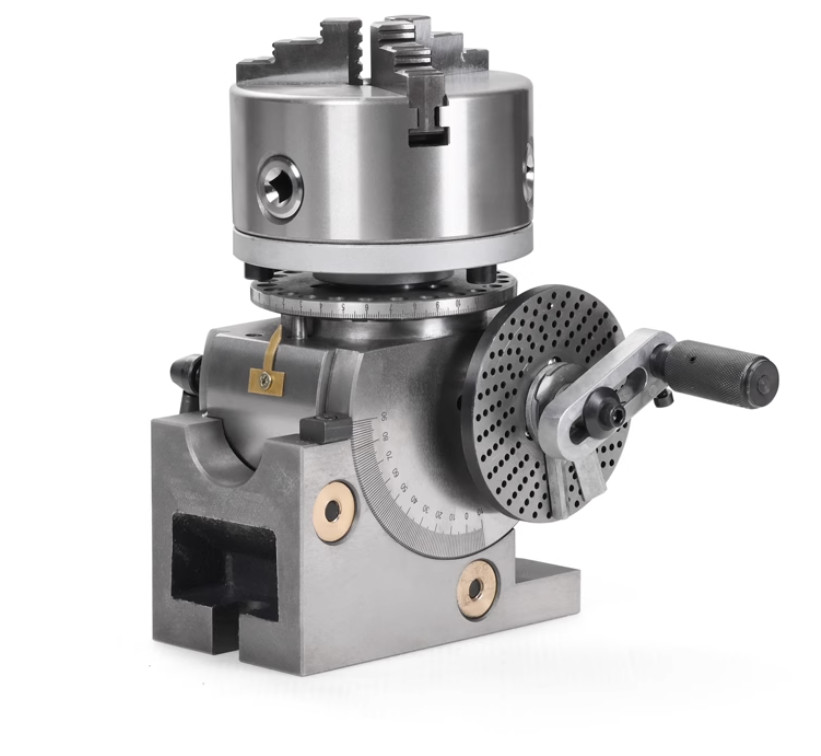 Small Milling Machine Indexing Head for Vertical and Horizontal Use