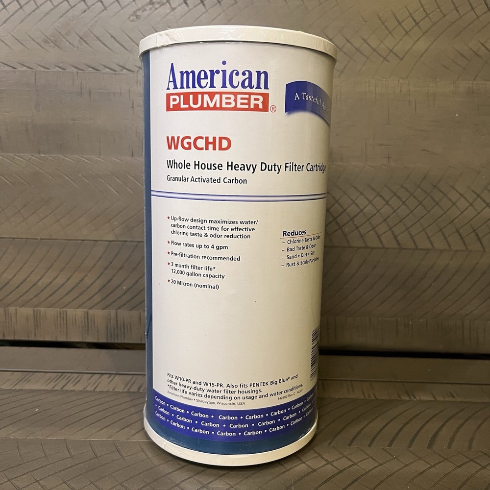 Whole House Heavy Duty Filter Cartridge American Plumber WGCHD *Activated Carbon