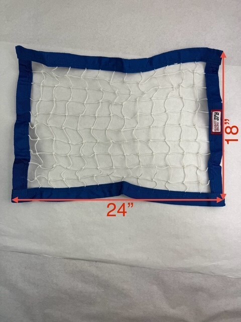 RJS (24"X18") SFI 27.1 STRING WINDOW NET BLUE