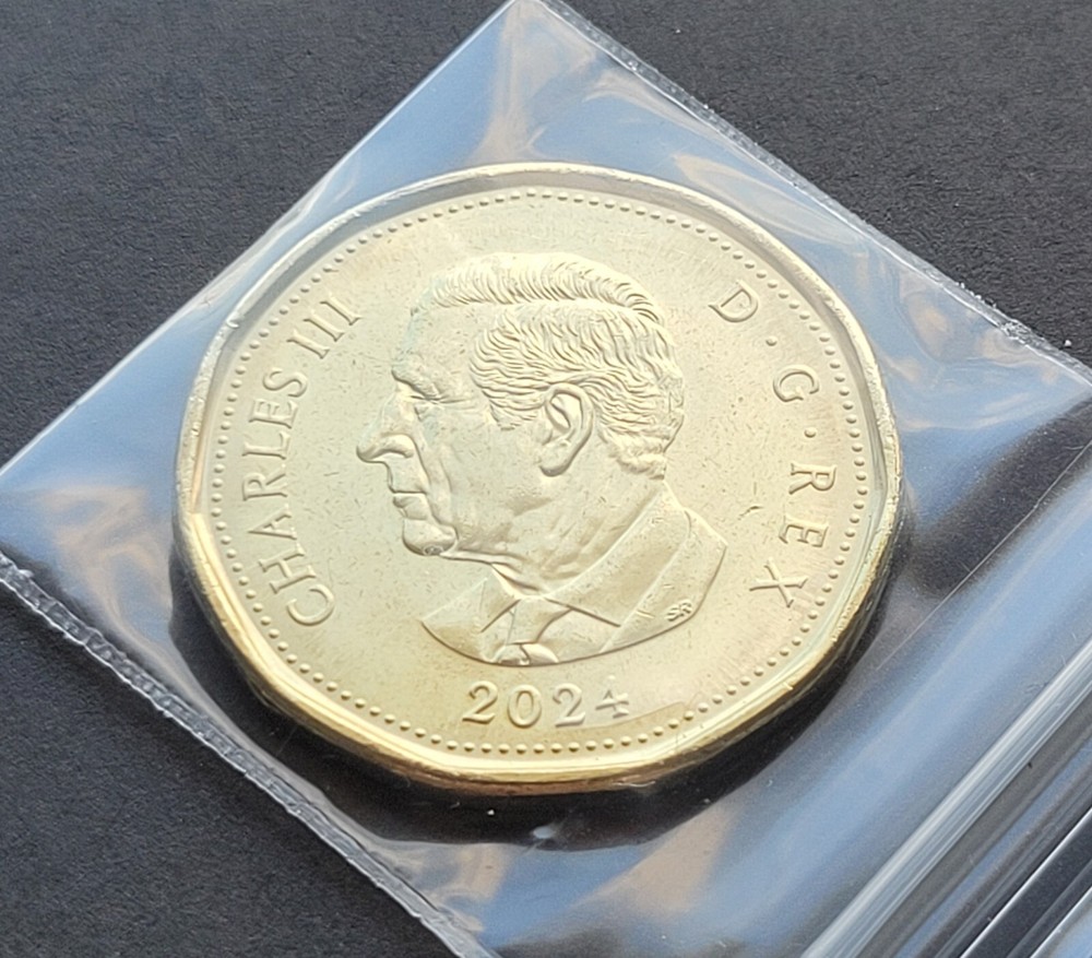 *** CANADA LOONIE 2024 MONTGOMERY *** FROM MINT ROLL ***