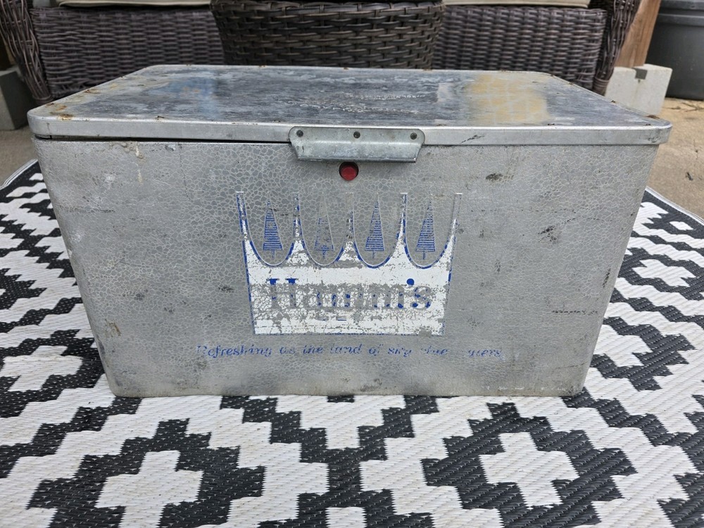 Vintage Hamm’s cooler