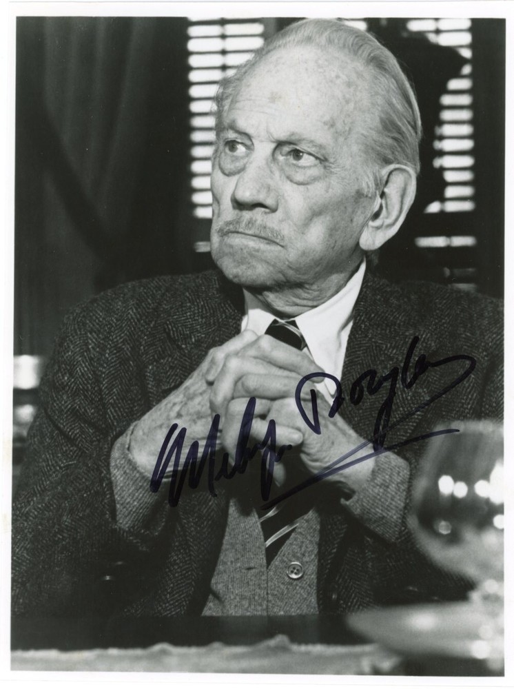 Melvyn Douglas - Signed B&W Photograph
