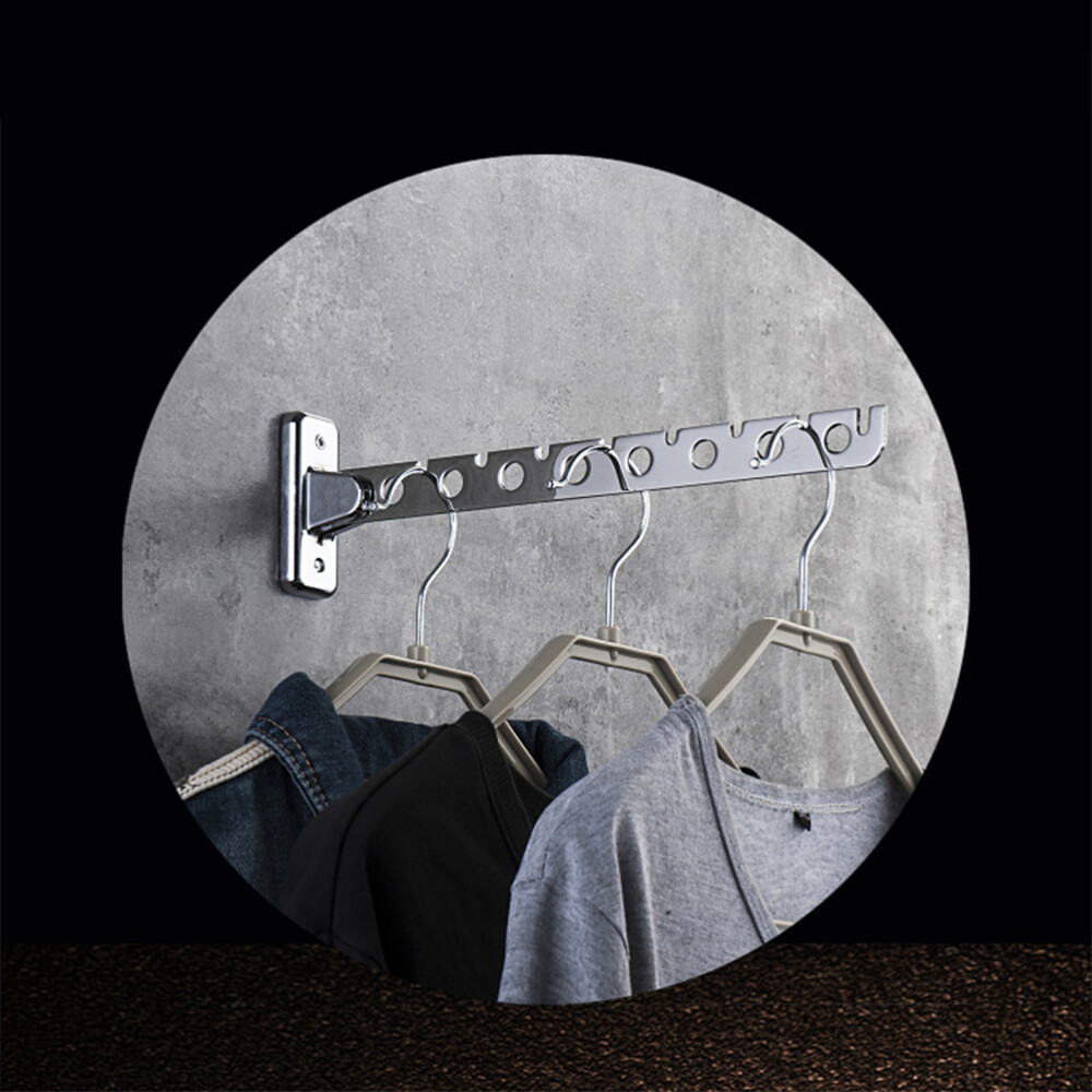 Wall-mounted Hanger Hook Folding Clothes Hook Movable Coat Hook