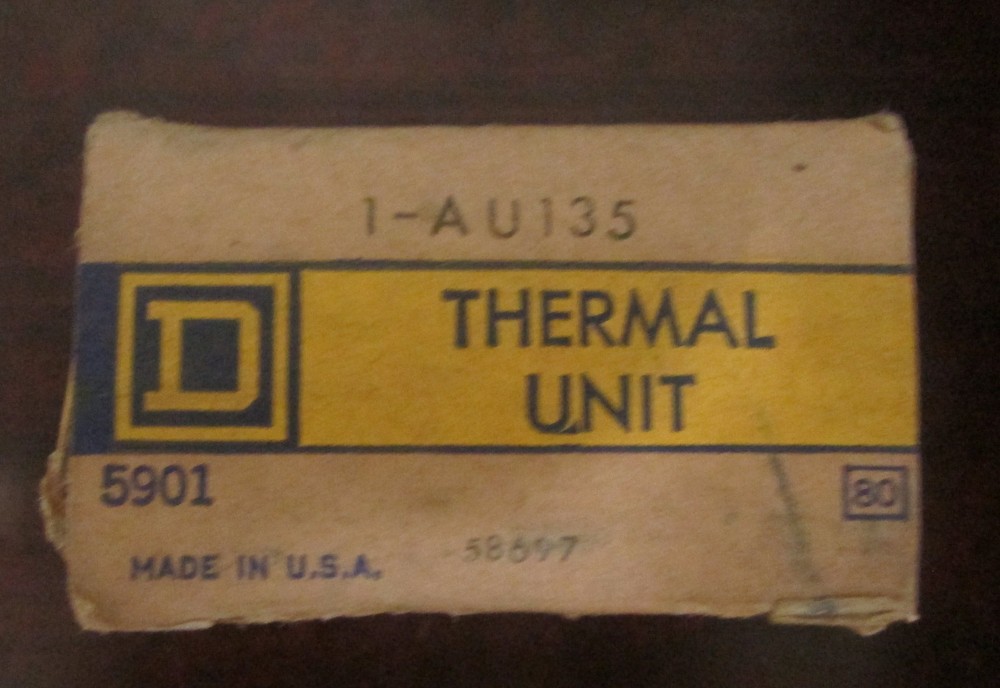 SQUARE D AU135 Thermal Overload Relay Heater Element