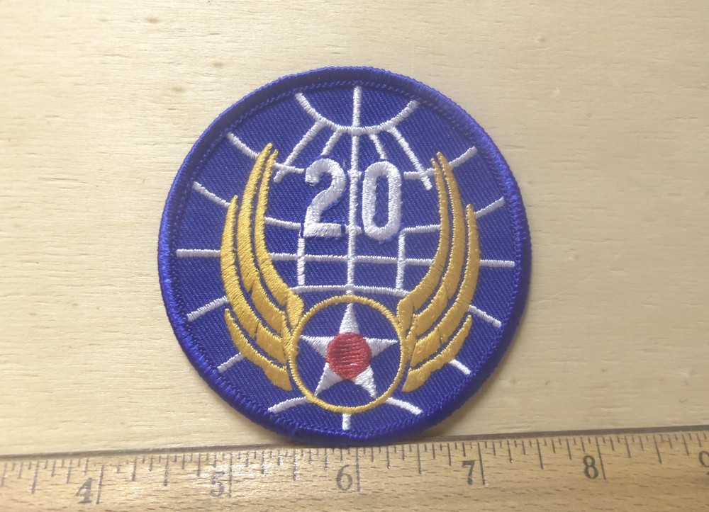 US Air Force - 20th Air Force Embroidered Patch