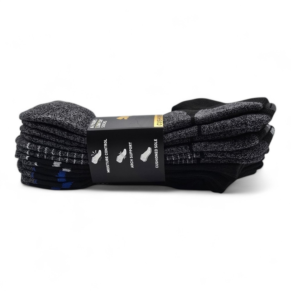 puma men's low cut ankle socks 6 pack