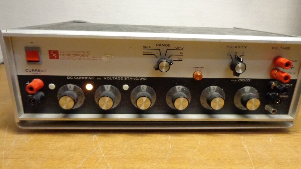 EDC CR 103 DC Voltage and Current Standard CR103 Electronic Development