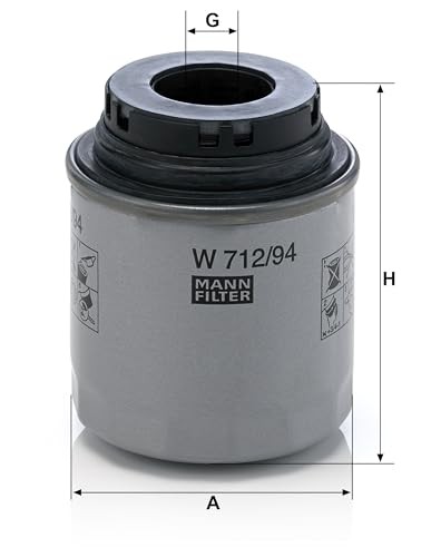 MANN-FILTER W 712/94 Spin-On Oil Filter